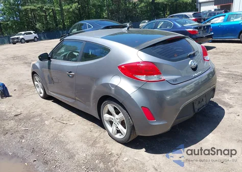 2015 Hyundai Veloster from USA, damaged, VIN KMHTC6AD9FU226544